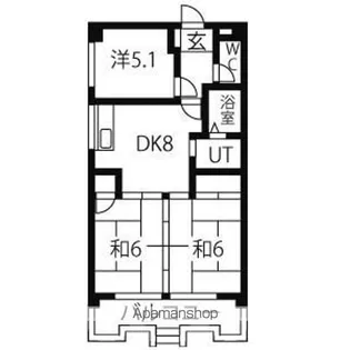 第一山田ビル【1階】の間取り