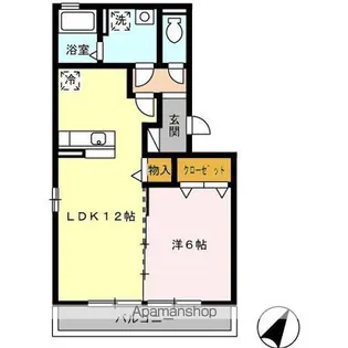 ヴァンクール B棟【3階】の間取り