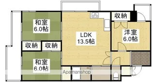 レジデンス マサノ 1【7階】の間取り