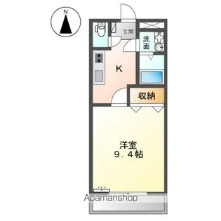 サンコート窪津【1階】の間取り