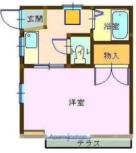 天神ハイツ【102号室】の間取り