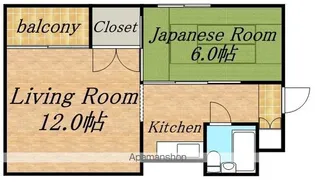 グランメール北2条【3階】の間取り