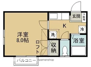 シーサイドⅡ【1階】の間取り