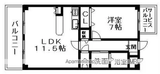 サン・アルバーダ【3階】の間取り