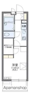 レオパレス日時計【1階】の間取り