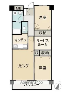 エフライフ【203号室】の間取り