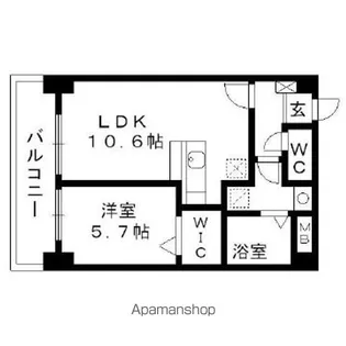 グリーン フォレスト【7階】の間取り