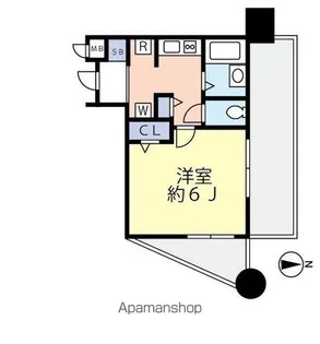 グランヴァン中野江古田【501号室】の間取り