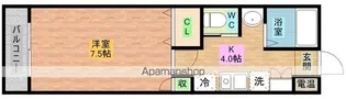 ベル・エポック【107号室】の間取り