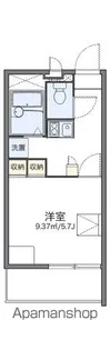 レオパレス羽邑【2階】の間取り