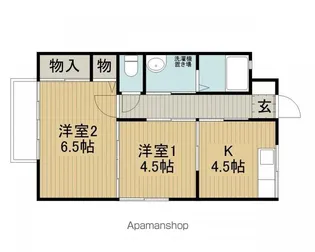 コーポウェイラ53【201号室】の間取り