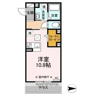 DーHILLS相生【1階】の間取り