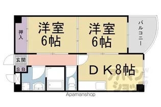 シェモア稲葉台【202号室】の間取り