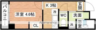 デ・クメール宝町【3階】の間取り
