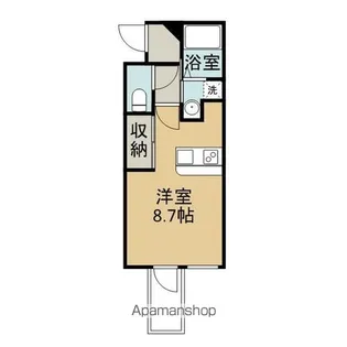 ツクルUD【205号室】の間取り