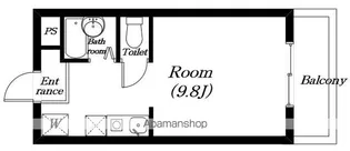 ドーミトゥリィ原田【301号室】の間取り