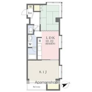 ハイムスT1【205号室】の間取り