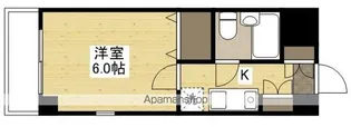 アクシス比治山【2階】の間取り