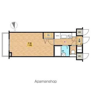 フェニックス八王子【6階】の間取り