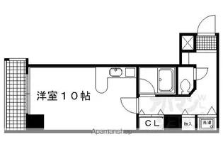 ライオンズマンション京都東堀川【506号室】の間取り