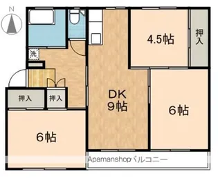 ヒルトップ長野【5階】の間取り