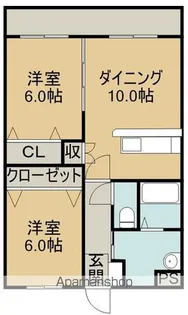 ガーデンヒルズ原山【2階】の間取り