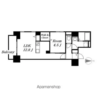 THE RESIDENCE PARK HISAYA ODORI【14階】の間取り