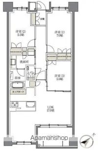 アヴァンセテラス瑞穂日向町【4階】の間取り