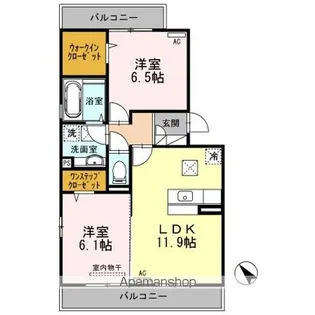 SKYハウス岐南 II号館【1階】の間取り