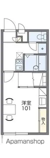 レオパレスカサブランカ【2階】の間取り
