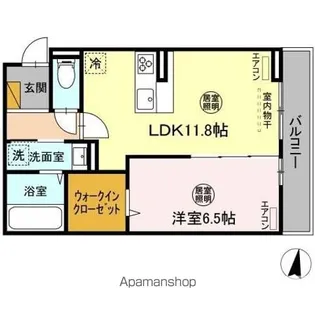 アメニティ 本千葉【3階】の間取り