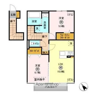 プルミエール A棟【2階】の間取り