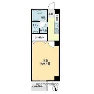 フォブールHINATA【1階】の間取り