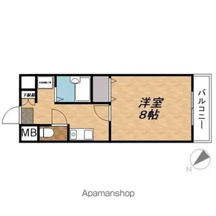 アベニータ【202号室】の間取り