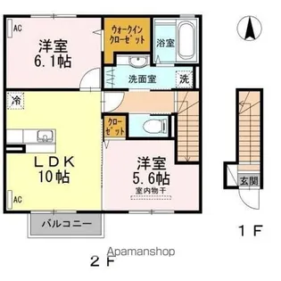 LION HEART【2階】の間取り