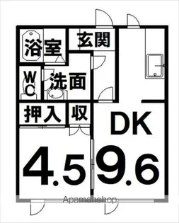 ネオルーセント【101号室】の間取り