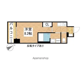 エスリード新栄プライム【6階】の間取り