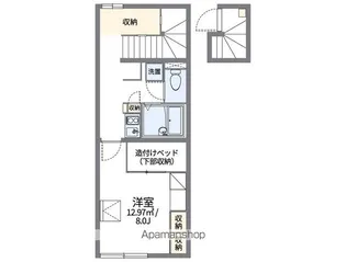 レオパレスCORNIOLO【2階】の間取り