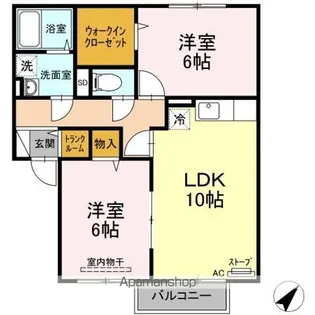セジュールK I【1階】の間取り