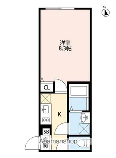 アンジェ【1階】の間取り