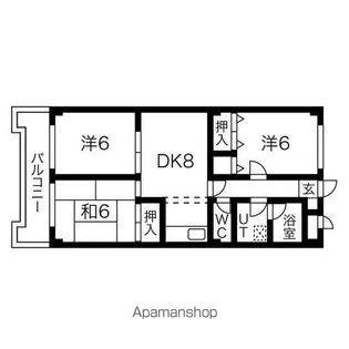 東長根壱番館【1階】の間取り