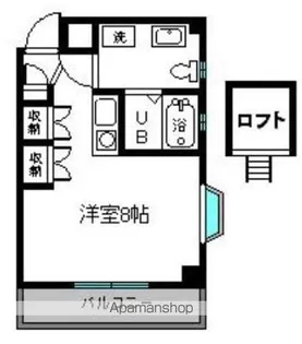 T&T県庁前【304号室】の間取り