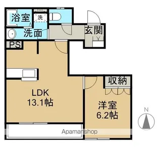 愛知県常滑市蒲池町3丁目【アパート】の間取り