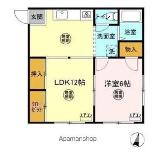 KSコータス【2階】の間取り