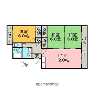 セラヴィ90【4階】の間取り