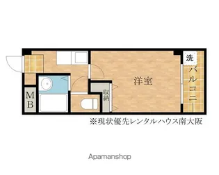 ライフパートⅡ【402号室】の間取り