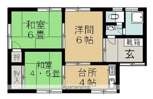 愛媛県今治市八町東5丁目【一戸建】の間取り