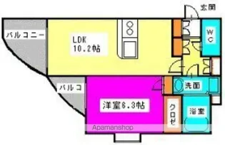 ベルリバージュ【5階】の間取り