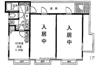 フォーチュン都立家政【203号室】の間取り