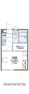 レオパレスエーデルハイム【1階】の間取り